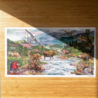 モンゴルの生きもの切手