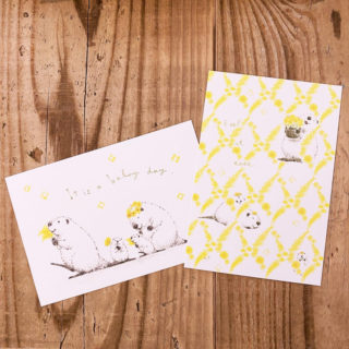 ビーバーのほんわかポストカード